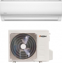 NGM Climatizzatore 9000 Btu Inverter Monosplit Condizionatore con Pompa di Calore Classe A++/A+ R32 (Unit� Interna + Unit� Esterna) CFN26AF5 + CFN26FX Wi-Fi