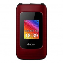 Ngm NGM PRIME RED Cellulare Dual Sim con Display LCD e Fotocamera Rosso