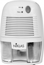 Niklas 013370 Deumidificatore Portatile 0,25 Lt24h 0,5 Litri  Dry 500