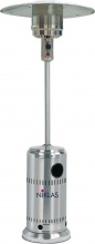 Niklas Aa038 Stufa a Gas Termopatio a Gas a Fungo Potenza 13 Kw da 221 cm Inox