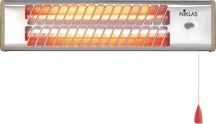 Niklas SQM1200 Stufa al Quarzo Da Muro 1200 Watt
