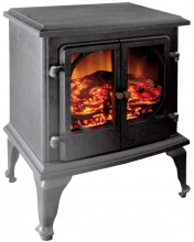 Niklas VULCANO Camino elettrico 2000W elettrostufa 47x31xH63cm riscaldamento casa design NIKLAS