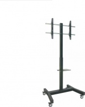 Nilox OM07075 Carrello Mobile TV  Monitor Max 90" con Rotelle Telescopico