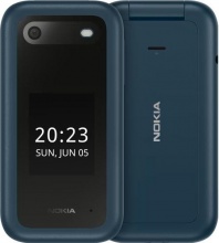 Nokia 1GF011OPG1A02 2660 Flip Cellulare 2.8" 4G Dual SIM con Fotocamera Blu