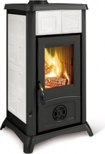 La Nordica-Extraflame 7111603 Stufa a Legna in Ghisa 6 Kw Volume 172 m3 Bianco