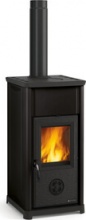 La Nordica-Extraflame 7119386 Stufa a Legna in Ghisa 7.0 kW 201 m3 Antracite Tea 5.0