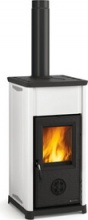 La Nordica-Extraflame 7119387 Stufa a Legna Ghisa 7.0 kW 201 m3 Bianco  Tea 5.0