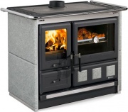 La Nordica-Extraflame ROSA XXL Cucina a Legna con Forno 8.5 kW 86x67cm Antracite