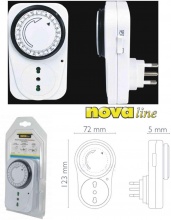 Nova Line 051384 Timer Meccanico Giornaliero Uso Interno