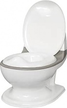 Nuby NV07001 Vasino per Bambini My Real Potty con Suoni colore Grigio