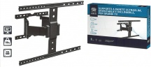 Nuova Video Suono LCD125 Supporto TV Braccio a Muro 90" Max 50 Kg 600 mm Nero