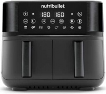 NutriBullet NBA081B Friggitrice ad Aria 8 Lt 2850 W Nero  Twin Drawer Air Fryer
