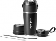 NutriBullet NBP016B Frullatore con Bicchiere Portatile 590 ml 11.1 V Nero