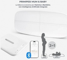 Nuvita 1330 Bilancia Pesapersone Digitale Gravidanza Bilancia Bianco Mum & Baby