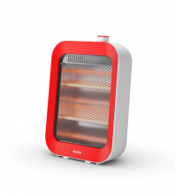 OLIMPIA SPLENDID 99194 Stufa Elettrica Infrarossi al Quarzo 800 W Rosso QUARZIA SLIM R