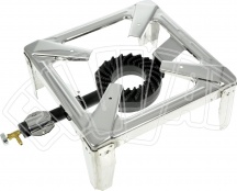 Omac 235CE1 Fornellone a Gas Drago Inox cm 40x40x19 cm  Cook Case