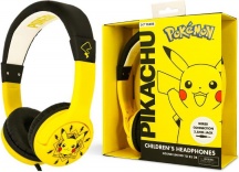 OTL CUFOTLPK1119 Cuffie Bluetooth a Padiglione Musica Giallo Pokemon Pikachu