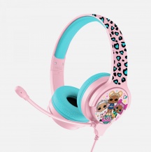 OTL LOL814 Cuffie Gaming Microfono, con filo, Fantasia L.O.L. Surprise Rosa