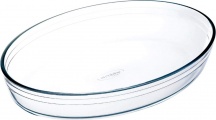 O cuisine 346B Pirofila da Forno in Vetro Temperato Ovale 35 x 24 cm Trasparente