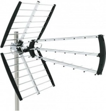 Offel 414034 Antenna TV direttiva alto guadagno attacco F filtro LTE banda UHF digitale