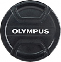 Om System V325770BW000 LC-77B tappo per obiettivo Fotocamera Nero