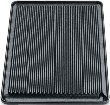 Ompagrill 4028GHI Piastra di Cottura Rigata Ghisa per alimenti 40x28 cm