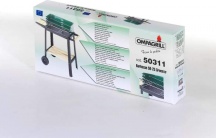Ompagrill 50311 Barbecue Carbone Carbonella da giardino con Ruote - 50-25