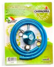 Ompagrill R3037 Regolatore di pressione con tubo per barbecue