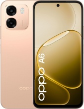 Oppo 110010349848 A6 AI Smartphone 6.75" Dual Sim 6 GB 256 GB 50MP+2 Android 15 Aurora Gold
