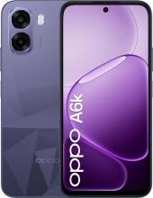Oppo 110010350914 A6k AI Smartphone 6.75" Dual Sim 4256 GB 13MP+QVGA Android Crystal Black