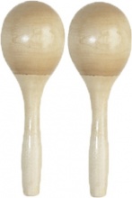 Oqan QHP Legno Betulla Coppia di Maracas in legno di betulla - QHP