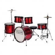 Oqan Qpa 5 Batteria Acustica  colore Rosso
