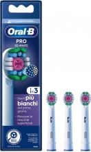 Oral-B 8006540883570 Spazzolino Elettrico Rotante 3 Testine di Ricambio Bianco BRAUNXF3DWHITE