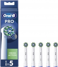 Oral-B 80730885 CrossAction Testine Di Ricambio Pro Cross Action, 5 Testine