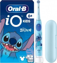 Oral-B 931564 iO Kids Disney Stitch con Custodia Spazzolino Elettrico per Bambini Blu