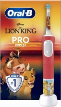 Oral-B PROKIDSTHELIONKING Spazzolino Elettrico per Bambini 3+ Anni 1 Testina di Ricambio Pro Kids