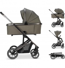 Osann 121-324-318 Juntos - Passeggino Duo 2 in1 Navicella e Passeggino 0-22 Kg Teak