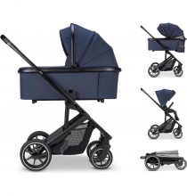 Osann 121-324-319 Juntos - Passeggino Duo 2 in1 Navicella e Passeggino 0-22 Kg Cobalt Blue