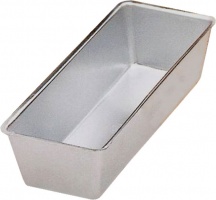 Ottinetti 1161022 Stampo per Dolci Plumcake in Alluminio 22 x 9 cm colore Argento