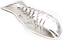 Ottinetti 1181012BS Stampo per Dolci Pesce in Alluminio 12 cm colore Argento