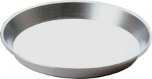 Ottinetti 1244028 Teglia Forno per Pizza Conica in Alluminio 28 cm colore Argento