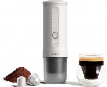 Outin OTEM-01-PW Nano Macchina Caff� Espresso Capsule Portatile Bianco Perla