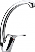 PAINI P3CR570P1 Rubinetto Cucina Miscelatore Monocomando Canna Alta Cromo Pilot