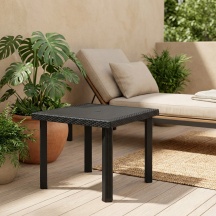 Pas FIGARO_ANT Tavolo da Giardino Quadrato 80x80x72 cm Antracite Figaro