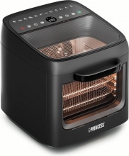 PRINCESS 01.182494.01.001 Friggitrice ad Aria 12,6 Litri 1800 Watt Finestra Nero Oven Vision