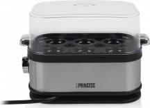 PRINCESS 01.262046.01.001 Cuoci Uova a Vapore 6 Uova Inox