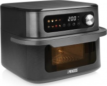 PRINCESS 182480 Friggitrice ad Aria 10 Litri 1700W con Timer NeroInox MaxiCrisp
