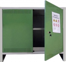 PROMETAL OS130K100800F.N Armadio fitofarmaci fitosanitari 2 Ante 100x40x80h cm