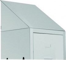 PROMETAL OS199T1PX Tetto Inclinato per Spogliatoio in Metallo 36x35 cm Grigio