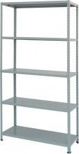 PROMETAL SCAFFAL. 80X40 G Scaffale Metallo Scaffalatura 5 ripiani cm. 80x40x200 h Grigio